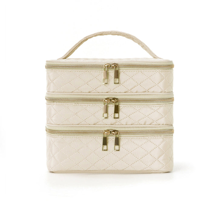 Cosmetic organizer bag with multiple compartments Kalsten