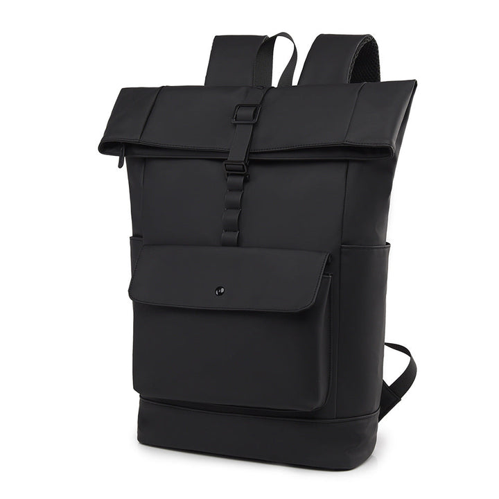 Modern roll top backpack with waterproof material and security closure Kalsten