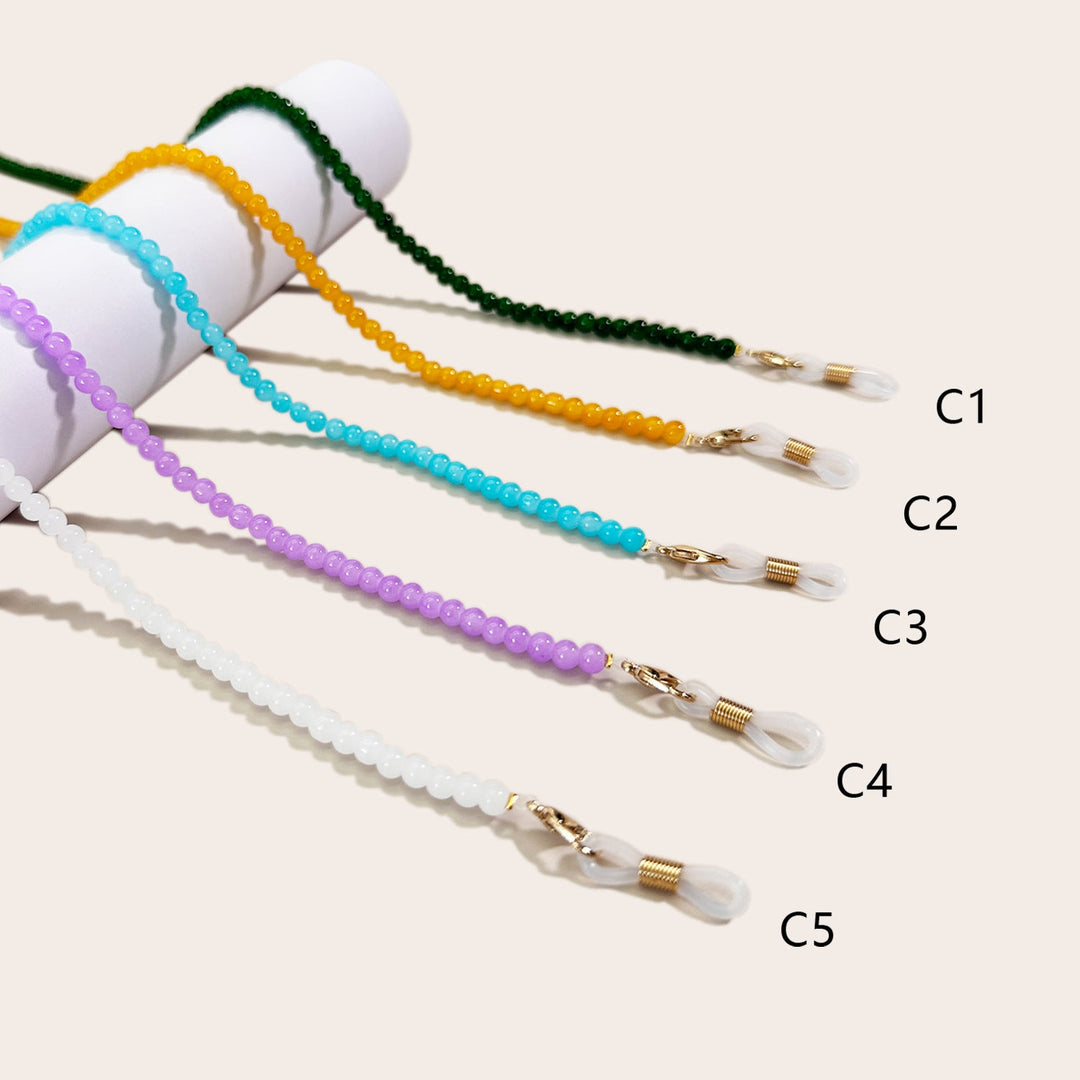 Elegant Beaded Eyewear Retainer Chain Kalsten