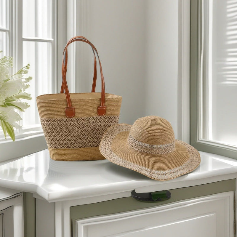 Beach bag and sun hat Kalsten
