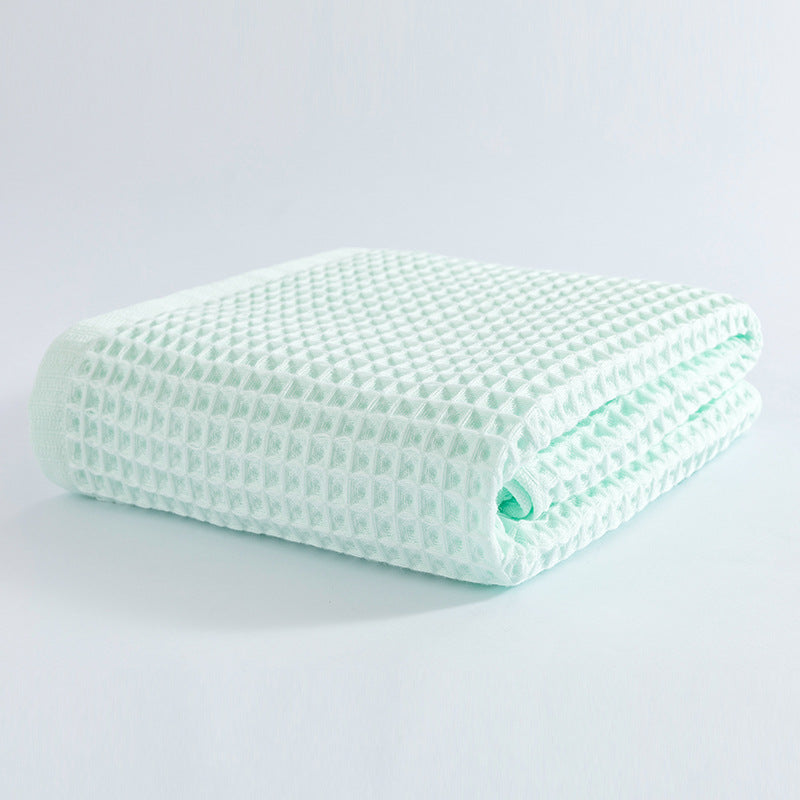 Women Waffle Fabric Bath Towel Kalsten