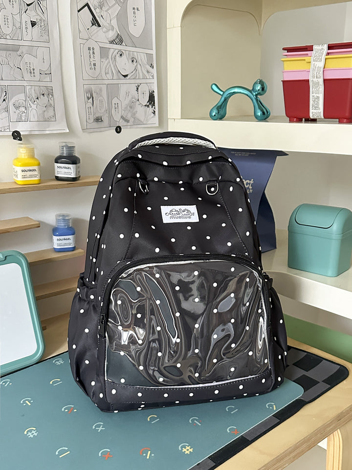 Fun Polka Dot School Backpack
