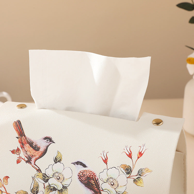 Artistic Floral Tissue Box Cover Kalsten