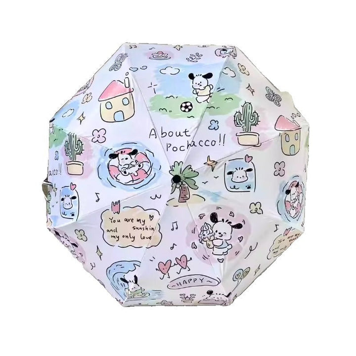 Ladies' folding umbrella with playful character design Kalsten