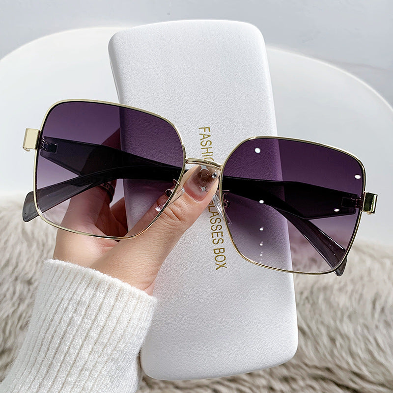 Women stylish square sunglasses with curved frame Kalsten