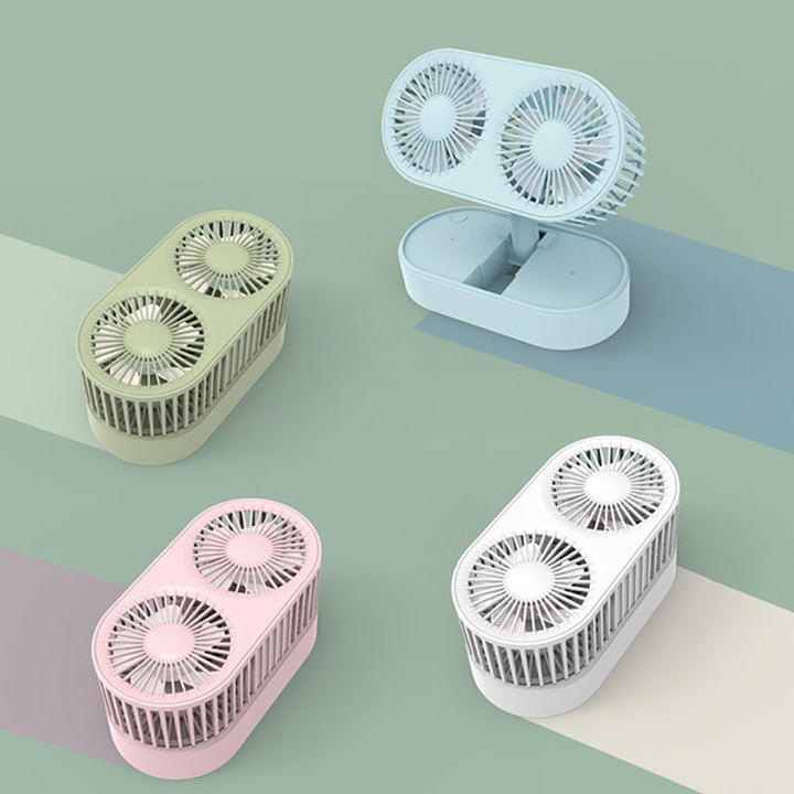 Ladies double rotatable table fan Kalsten