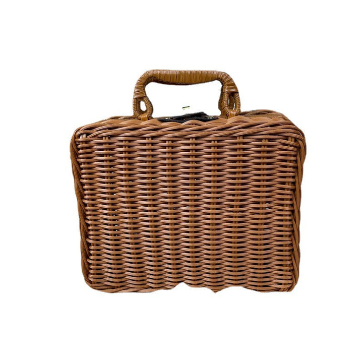 Women braided cosmetic and storage case Kalsten