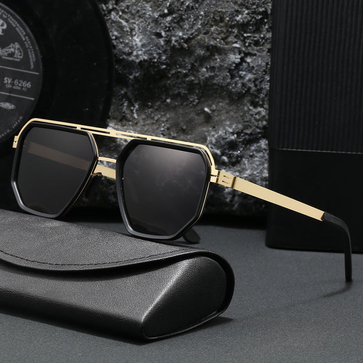 Ladies stylish octagonal sunglasses with stylish frame Kalsten