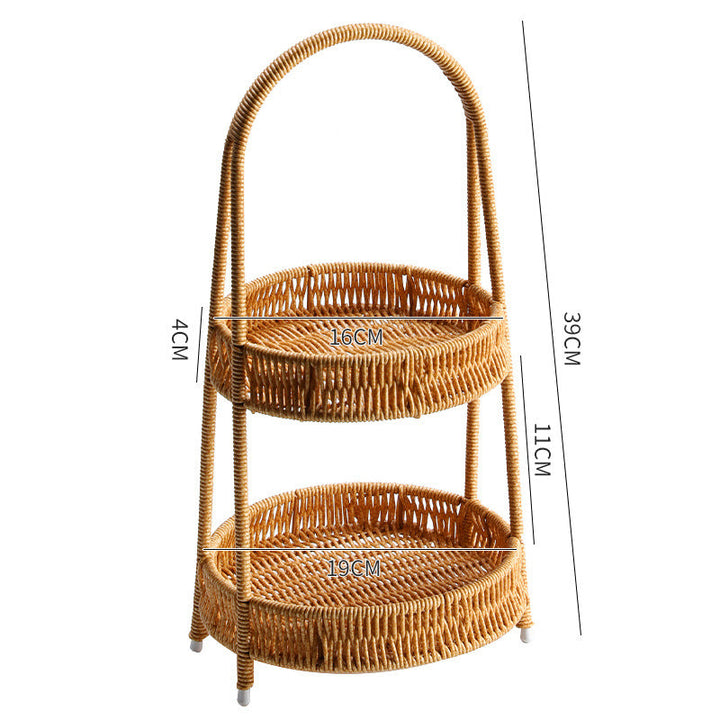 Elegant Woven Storage Basket Kalsten