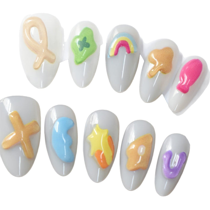Artistic Gel Nail Art Design Kalsten