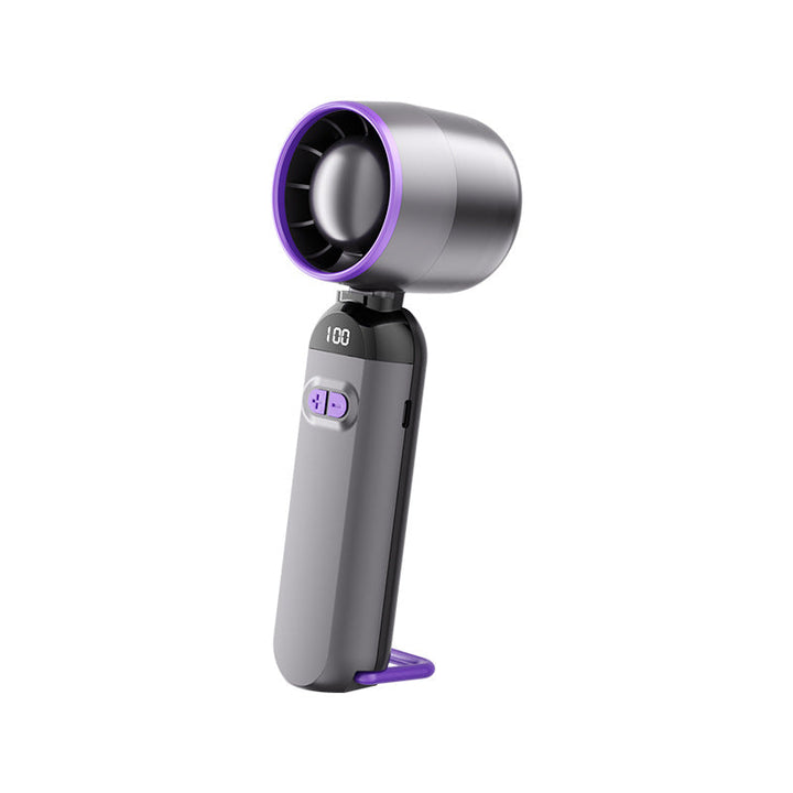Women's Portable Turbo Cooling Fan with LED Display and Noise Reduction Kalsten