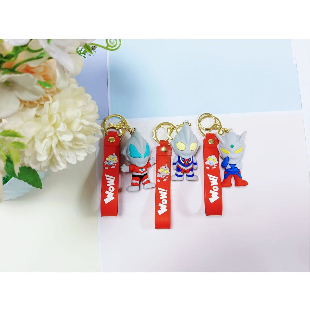 Unisex keychain made of flexible silicone with unique character design Kalsten