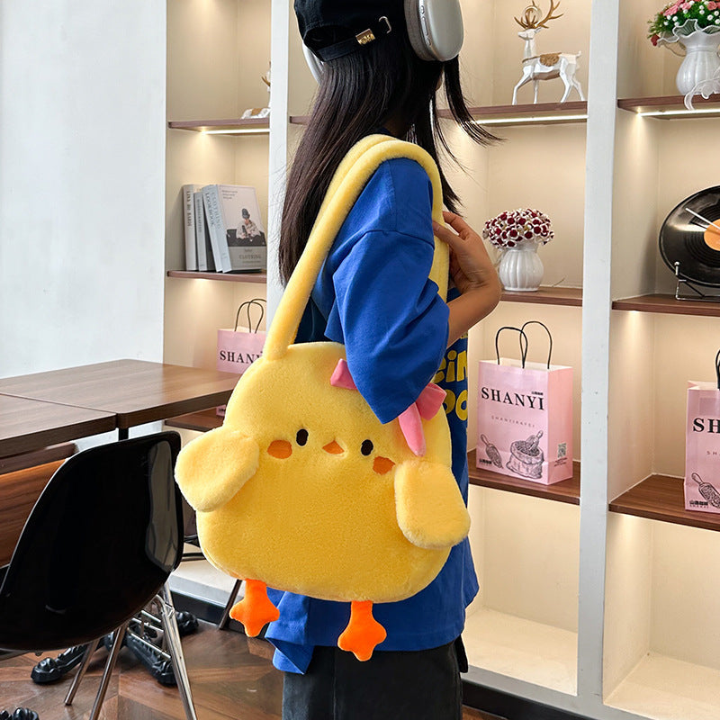 Cozy plush handbag in chicken design Kalsten