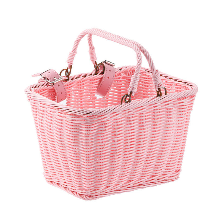 Women Handmade Basket with Leather Handles Kalsten
