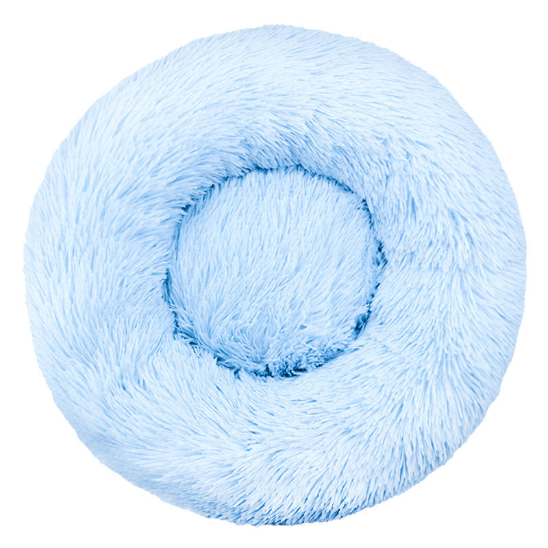 Donut-Shaped Cozy Dog Bed