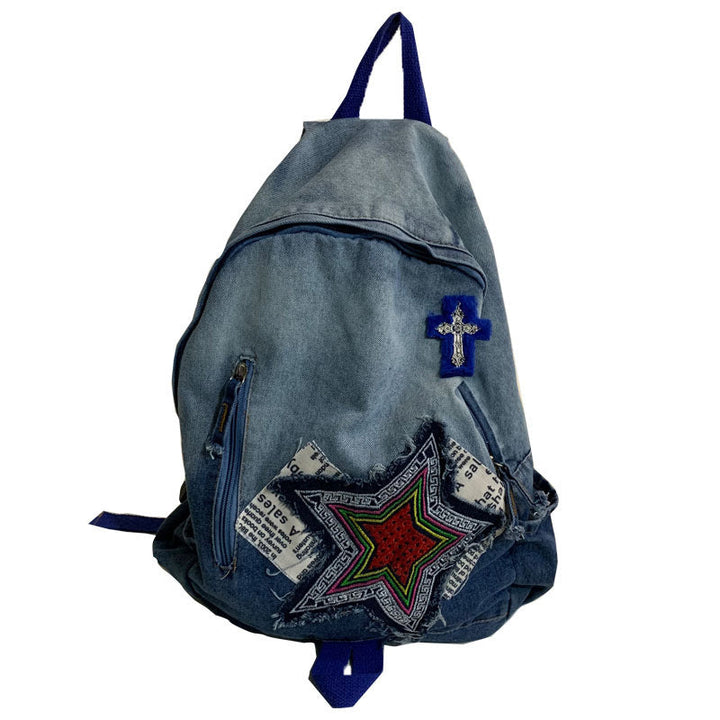 Artistic Denim School Backpack Kalsten