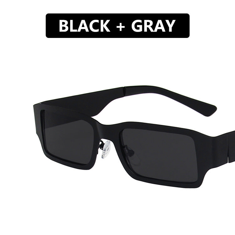 Women's geometric sunglasses with protective UV filter and sturdy metal frame Kalsten