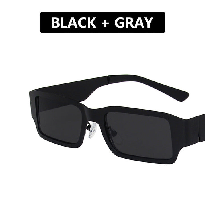Women's geometric sunglasses with protective UV filter and sturdy metal frame Kalsten