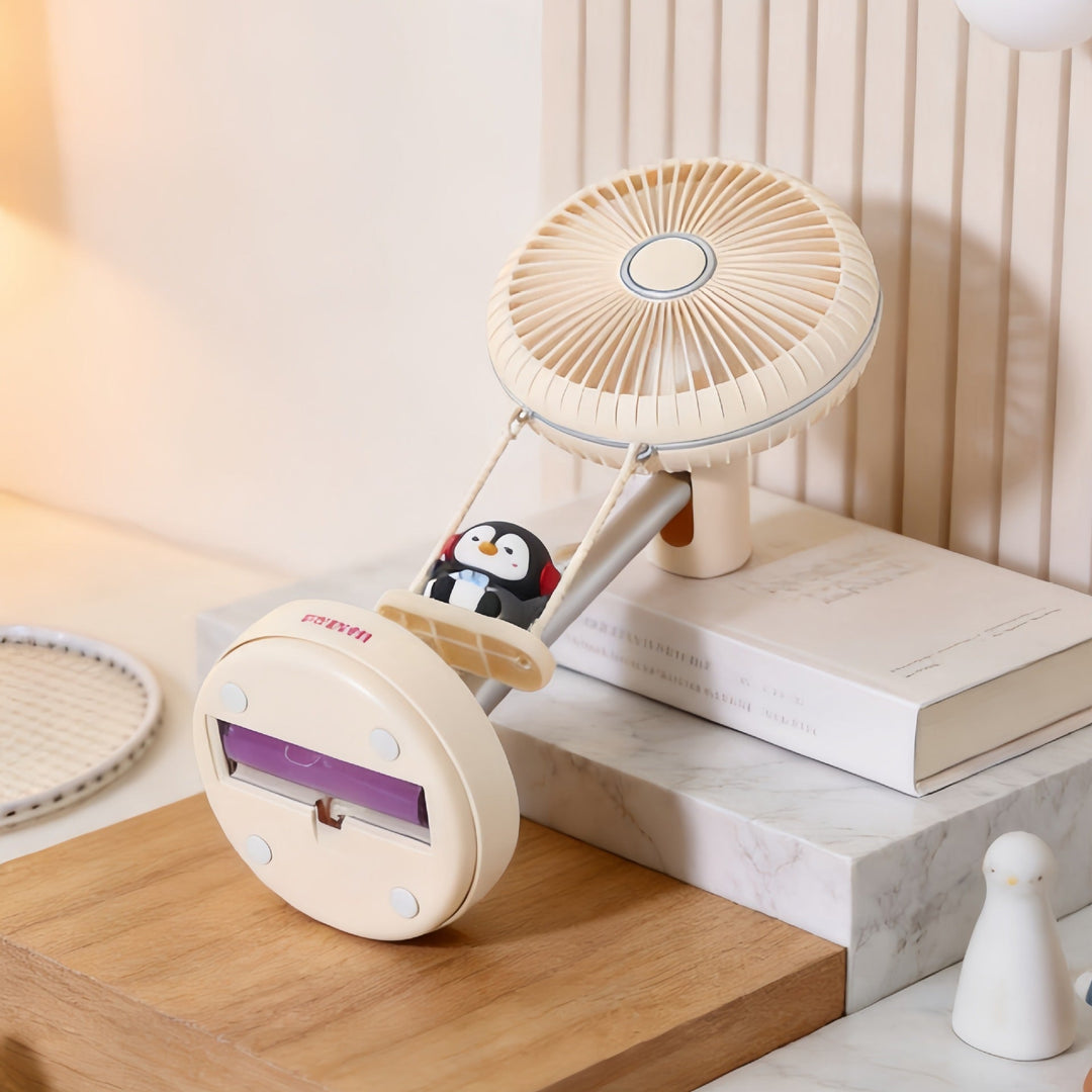 Women's Portable USB Desk Fan with Cute Design Kalsten
