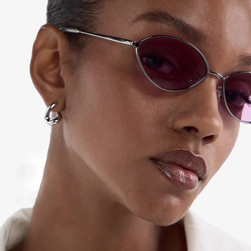 Ladies' fashionable sunglasses with oval design and polarized lenses Kalsten