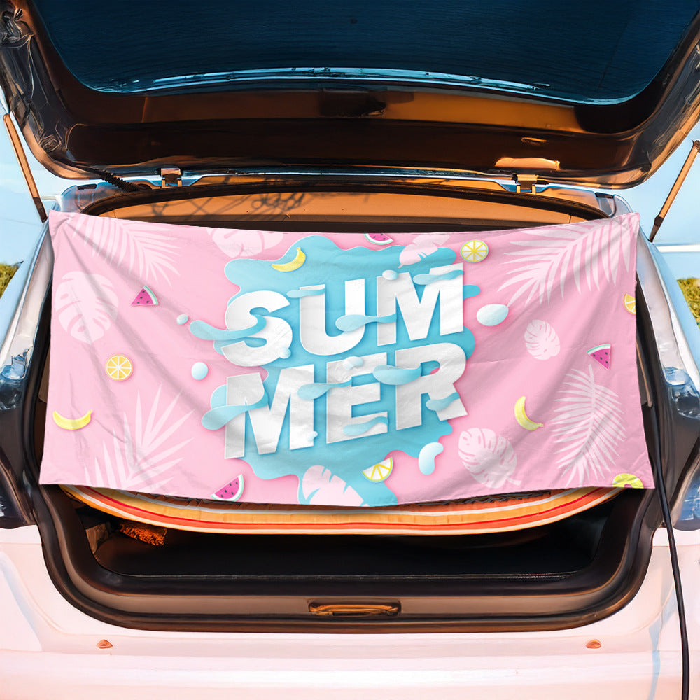 Trunk mat in creative flamingo design Kalsten