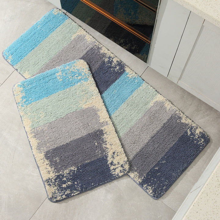 Abstract Textured Kitchen Mat