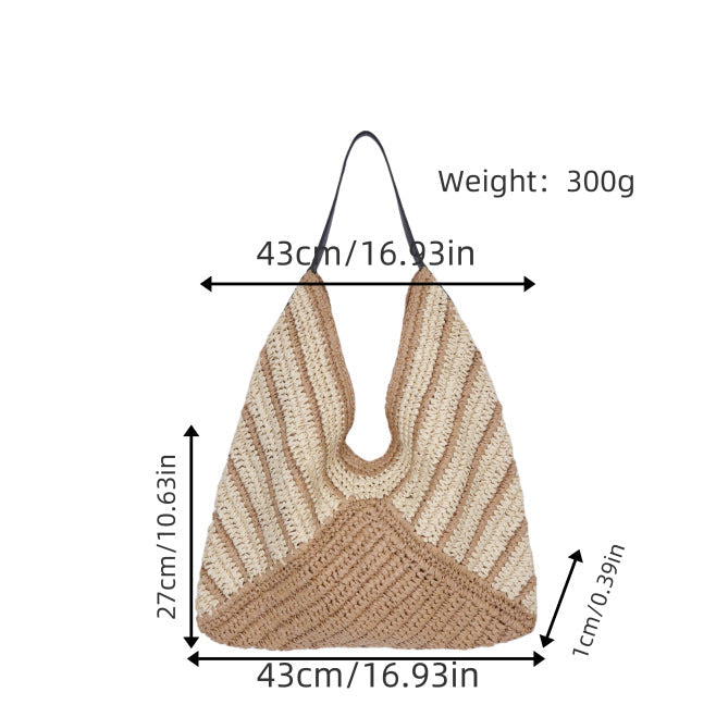 Tote bag with geometric structure design Kalsten