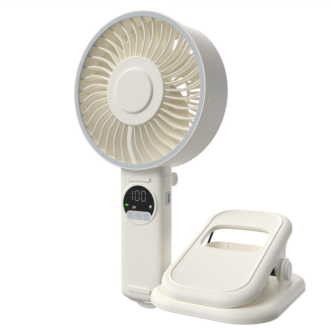 Unisex Compact Rechargeable High-Velocity Hand Fan Kalsten