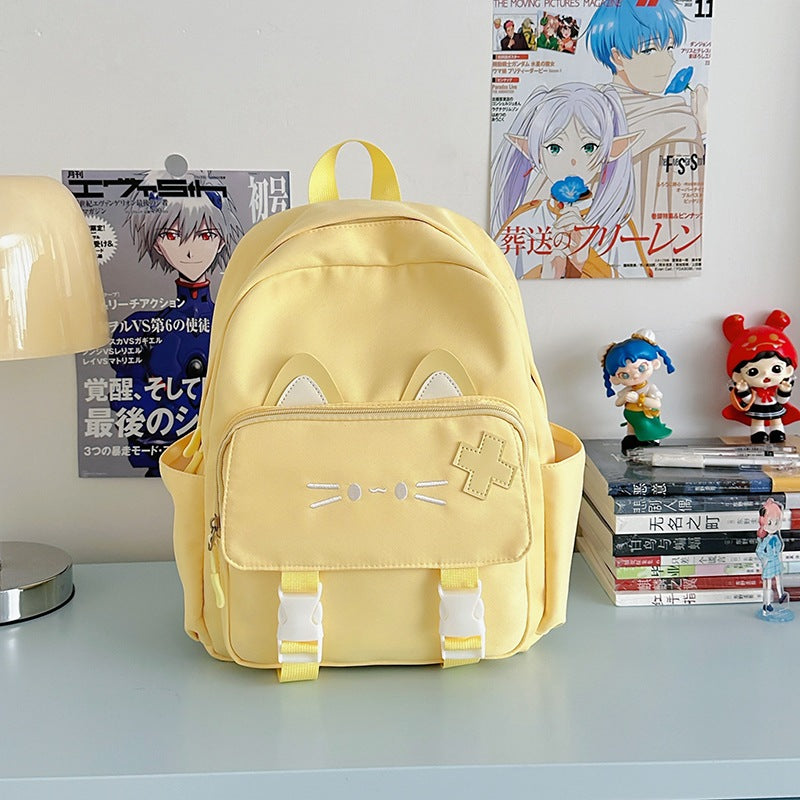 Cute Cat Ears School Backpack