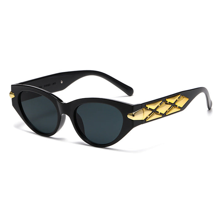 Women's Cat-Eye Sunglasses with Luxurious Accents and Unique Design Kalsten
