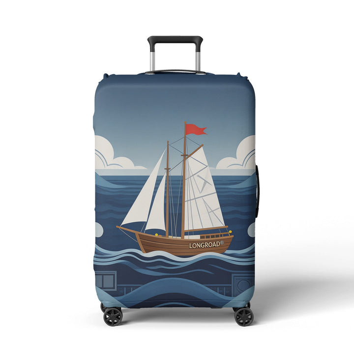 Women's suitcase cover with beach motif Kalsten