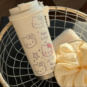 Ladies Insulated Coffee Mug with Funny Hello Kitty Design Kalsten