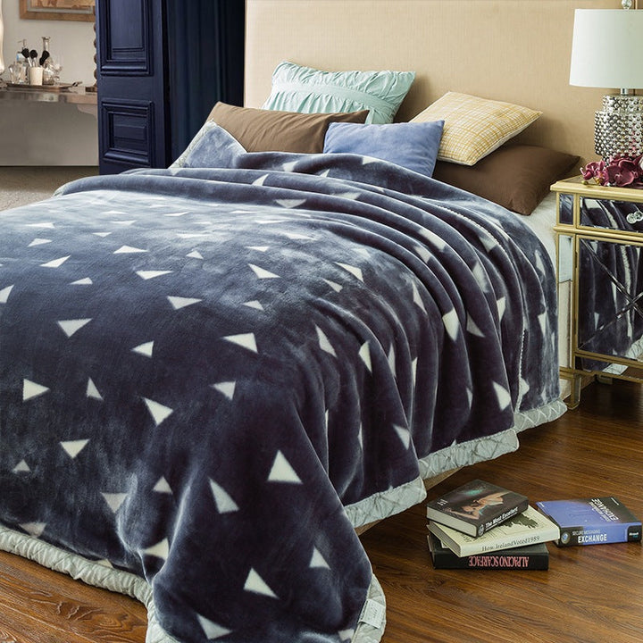 Decorative Fleece Throw Blanket Kalsten
