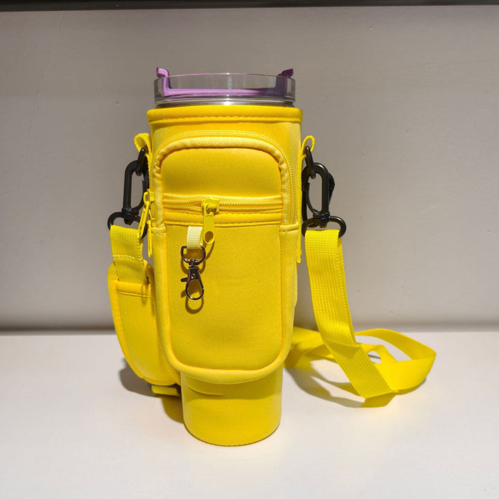 Ladies trendy and sparkling drinking bottle with shoulder bag Kalsten
