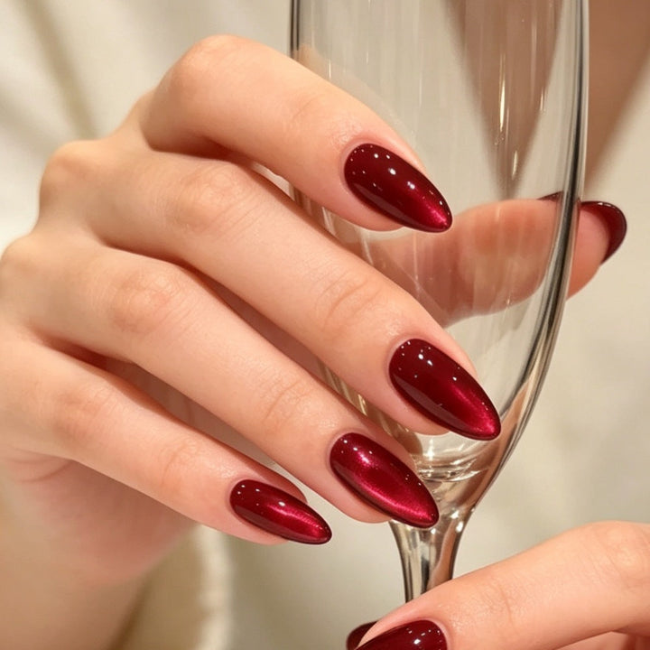 Artificial nails with modern night motif Kalsten