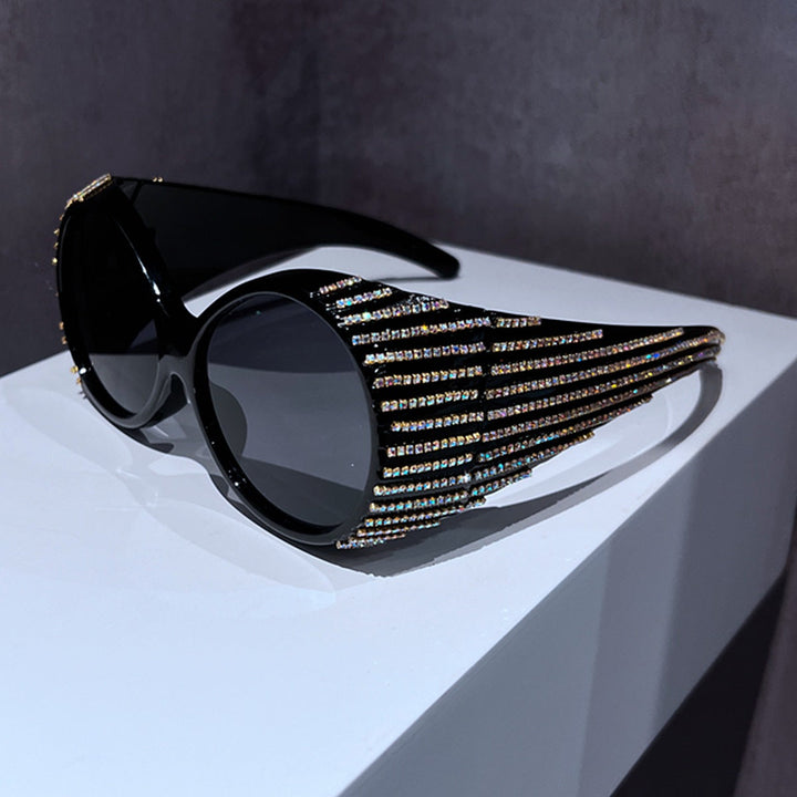 Ladies Glamorous Sunglasses with Sparkling Crystal Decorations Kalsten