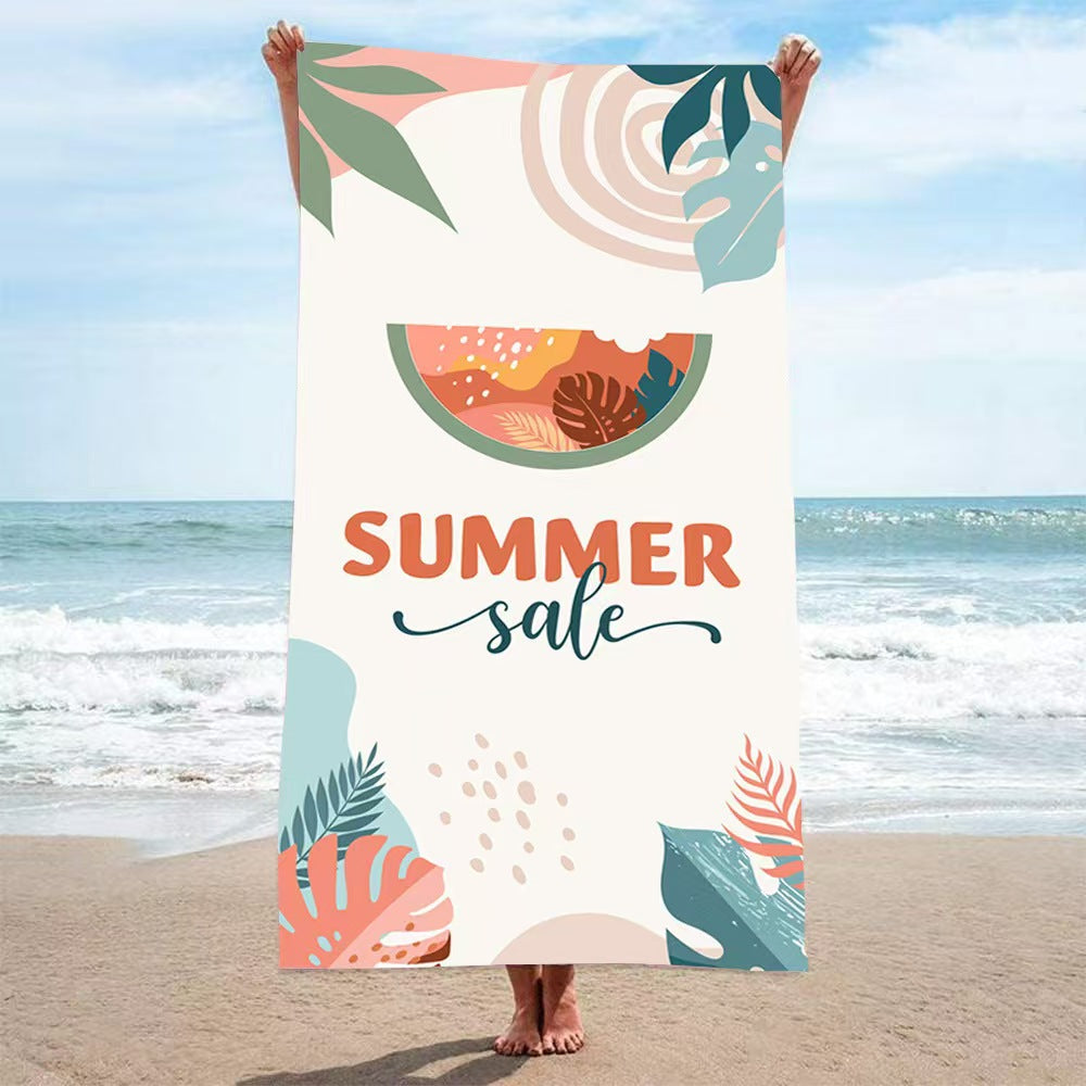 Women's beach towel with creative golf theme Kalsten