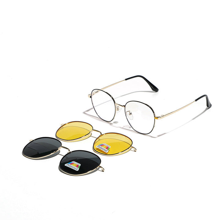 Women's fashionable glasses with interchangeable lenses Kalsten
