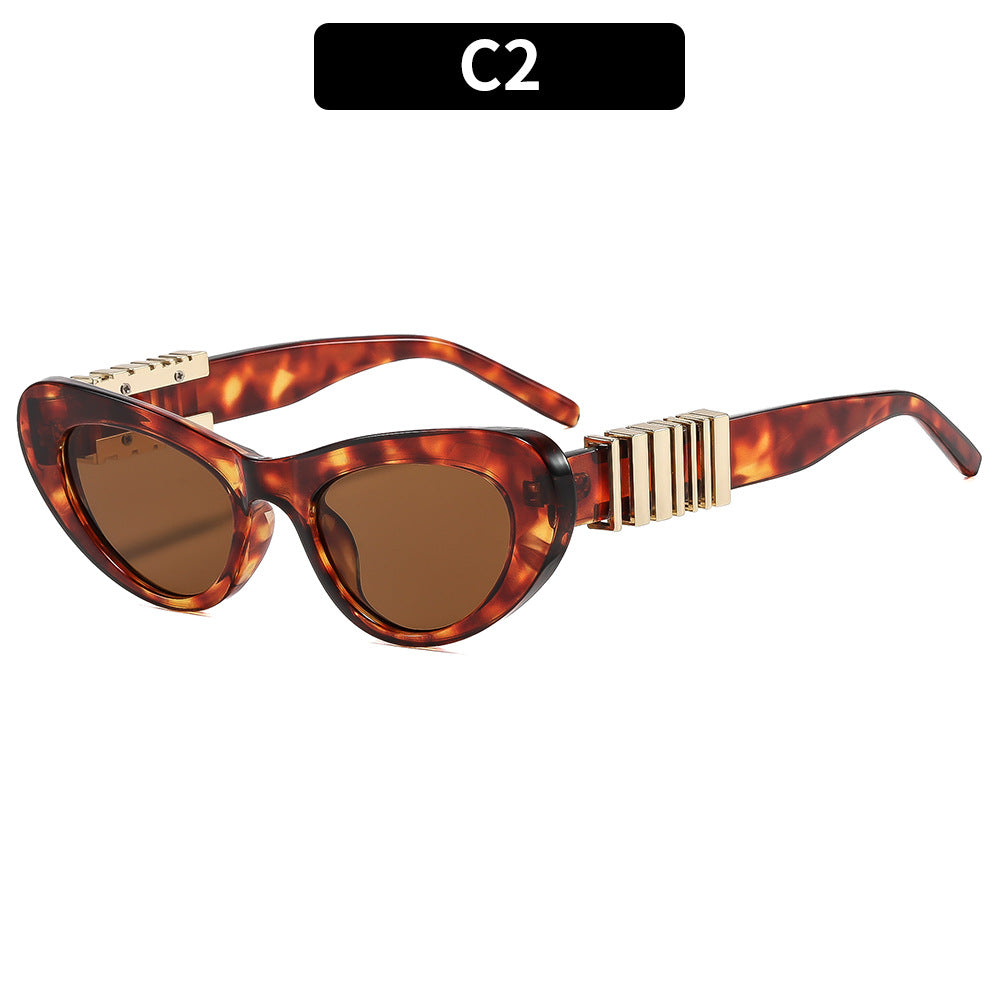 Women's Designer Sunglasses with Luxurious Metal Frame and Stylish Decorations Kalsten