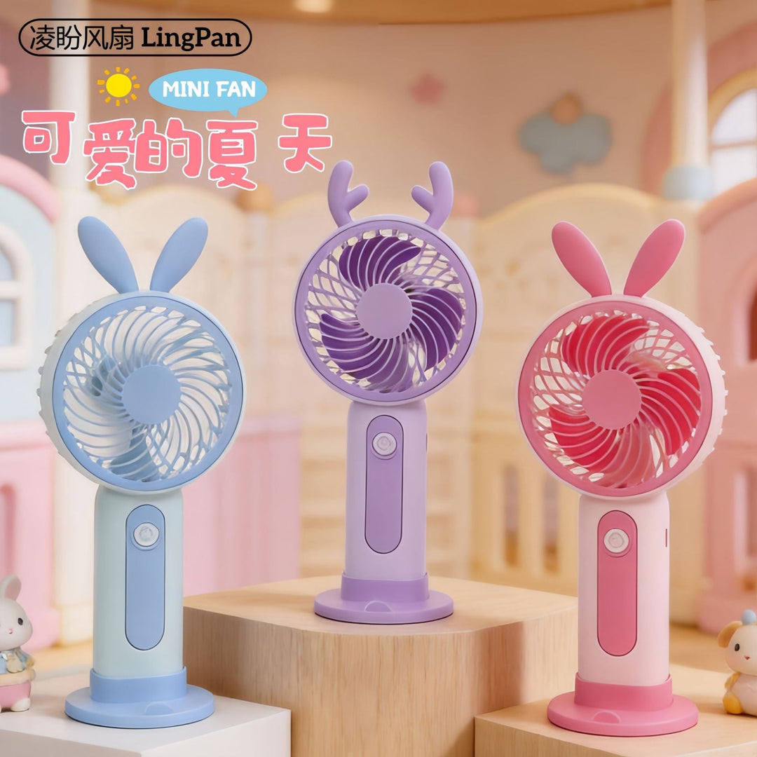 Ladies Hand Fan with Cute Animal Design Kalsten