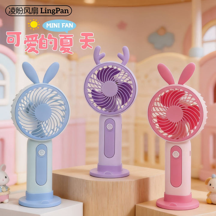 Ladies Hand Fan with Cute Animal Design Kalsten