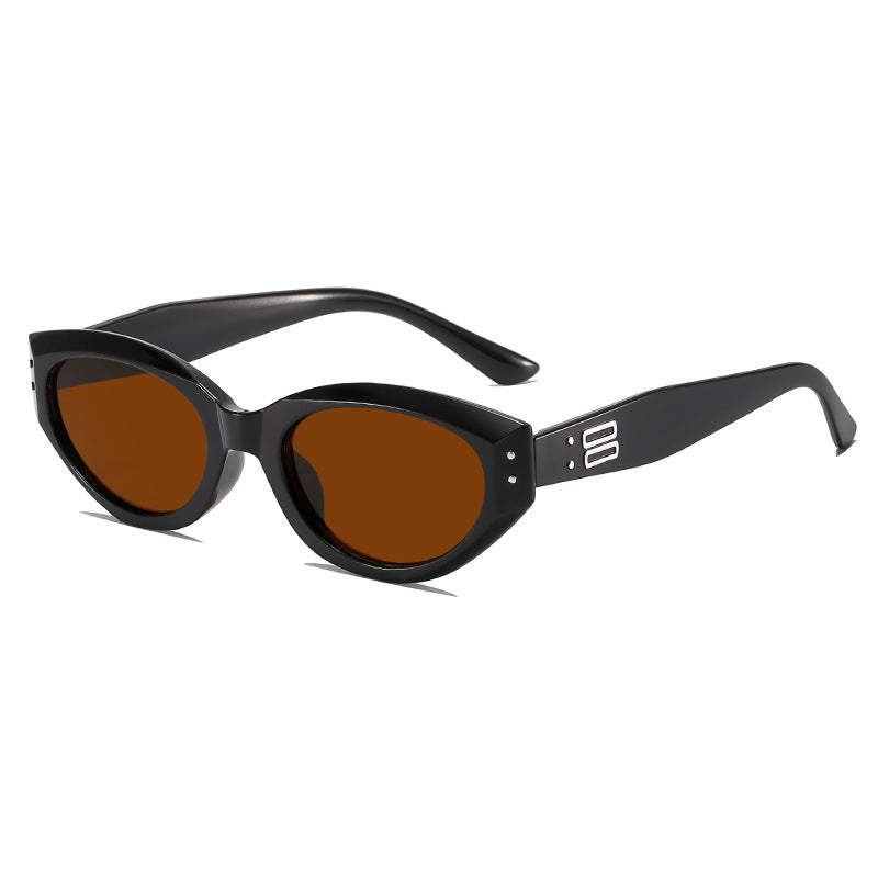 Women's stylish sunglasses in contemporary style with narrow frame Kalsten
