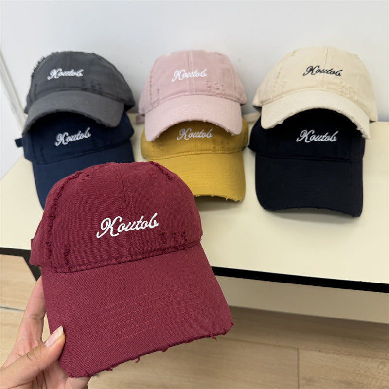 Men's Distressed Cotton Baseball Cap Kalsten 1783921814