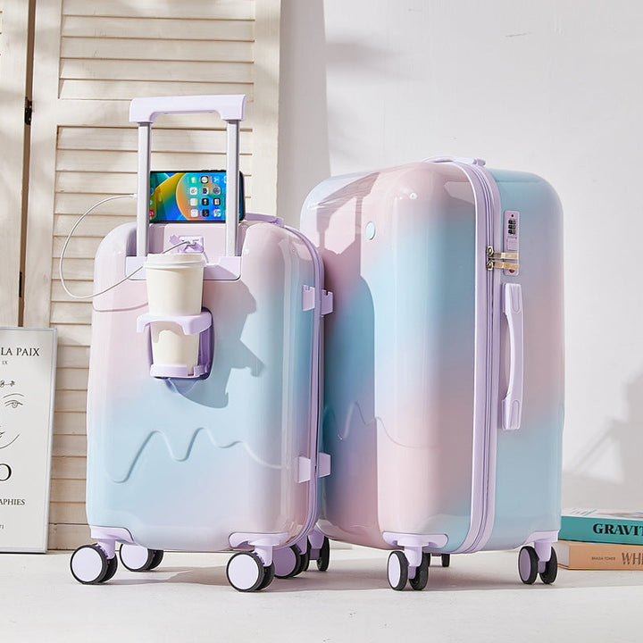 Unisex Lightweight Impact-Resistant Carry-On Suitcase Kalsten