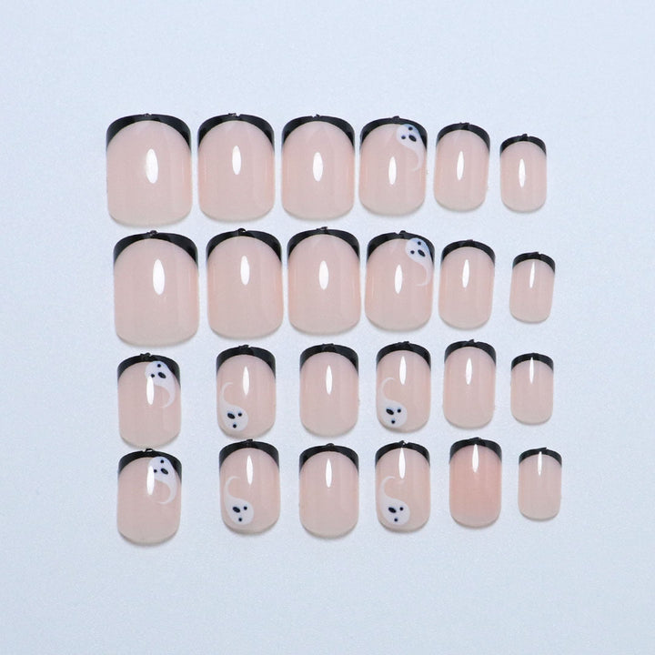 Artistic Halloween-Themed Press-On Nail Set Kalsten
