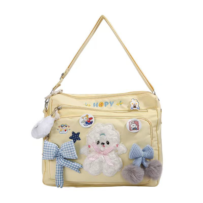 Plush Embellished Handbag Kalsten