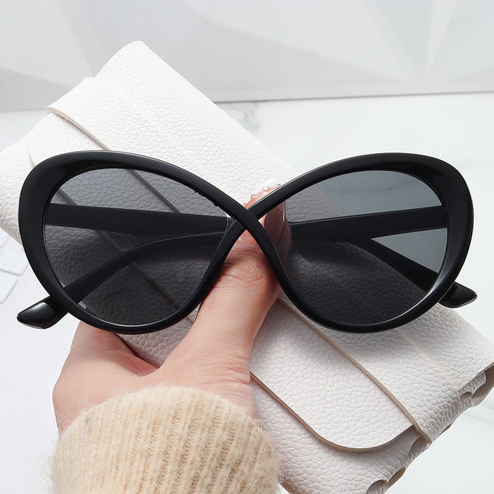 Women Cat-Eye Sunglasses with Mirrored Lenses Kalsten
