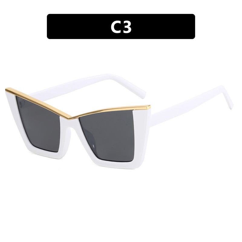 Women's fashionable sunglasses with a unique geometric frame Kalsten