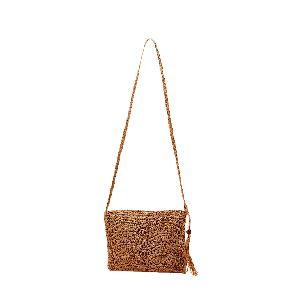 Handcrafted Crossbody Bag Made of Natural Material Kalsten
