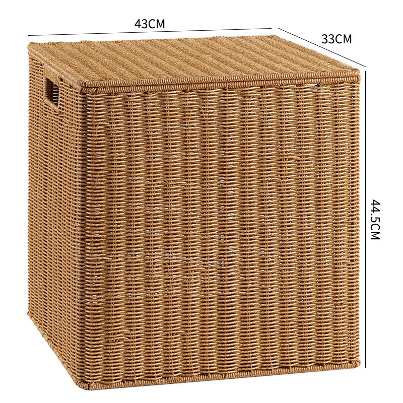 Handwoven Wicker Storage Cube Kalsten